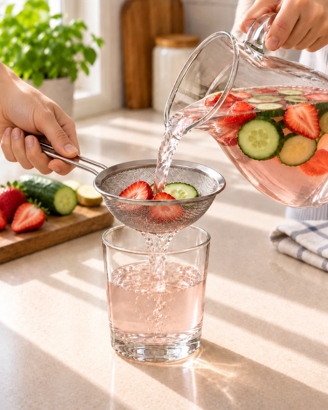 Шаг 4: Процедите и подайте