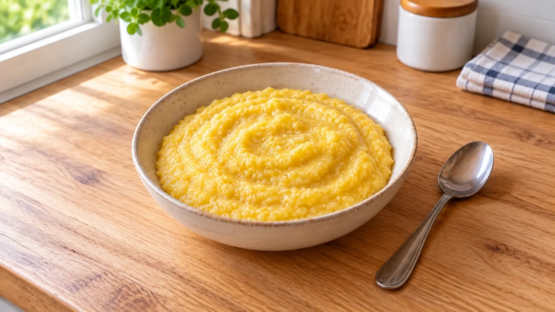 Мягкая кукурузная каша на воде